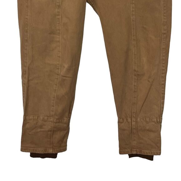 Rachel Comey Crossover Cropped Pants Brown Drop Crotch High Rise Women’s Size 0 - Picture 5 of 14